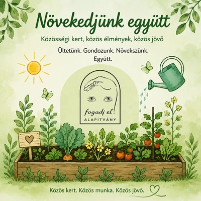Növekedjünk együtt  - Közösségi kert, közös élmények, közös jövő