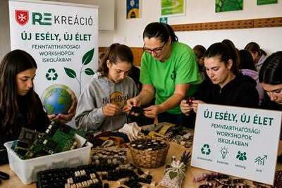 Új esély, új élet – Fenntarthatósági workshopok iskolákban